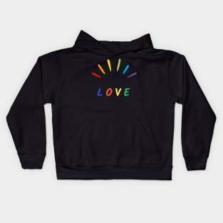 Colorful Vivid Pride Themed Kids Hoodie